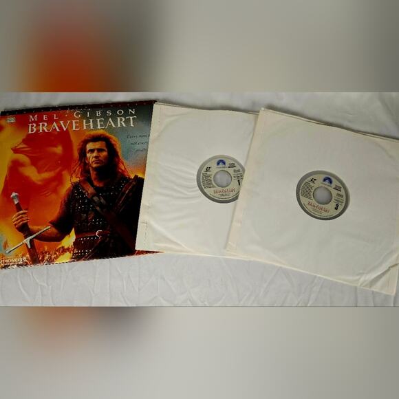 Laser Disc Movie Set Braveheart Wide-screen edition VINTAGE - Picture 4 of 15